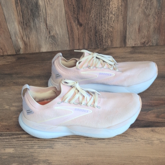 Brooks Glycerine Stealthfit 21 Women's Pink Trainers Shoes 12 M334 - Picture 2 of 13